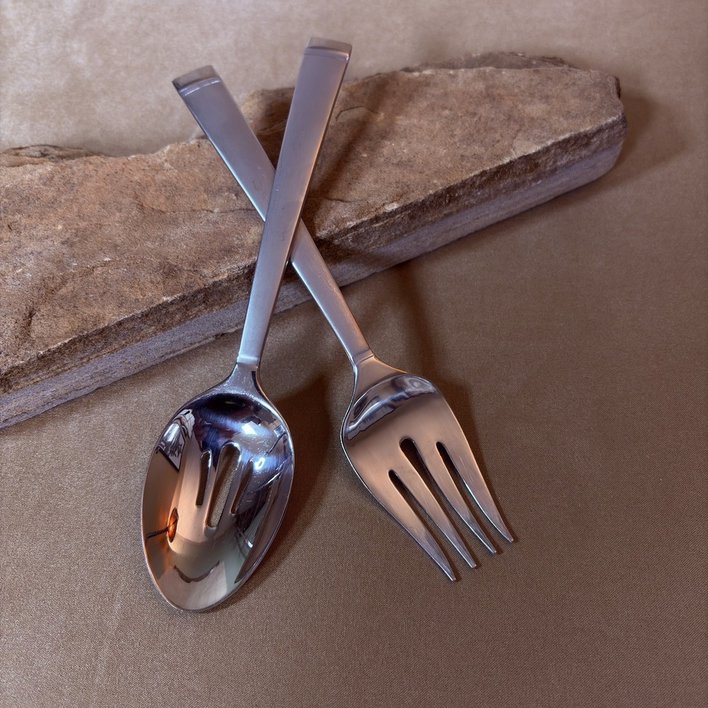 Oneida Stainless Steel Moda 2-Piece Salad Serving Set (68)